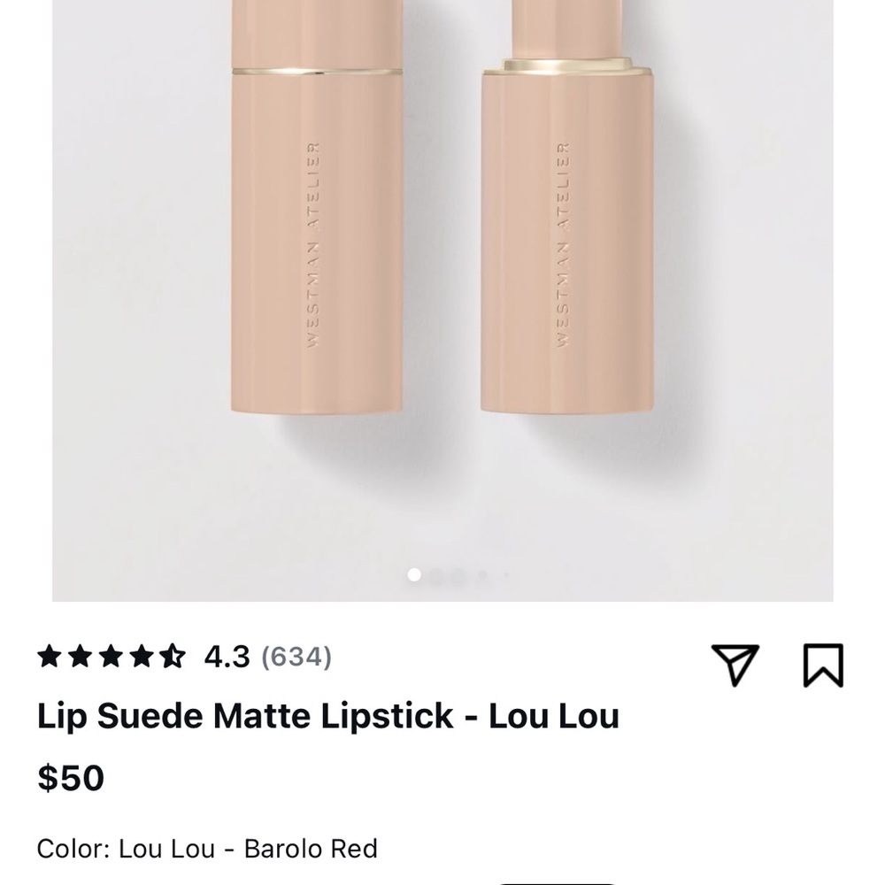 Westman Atelier Lip Suede Matte Lipstick